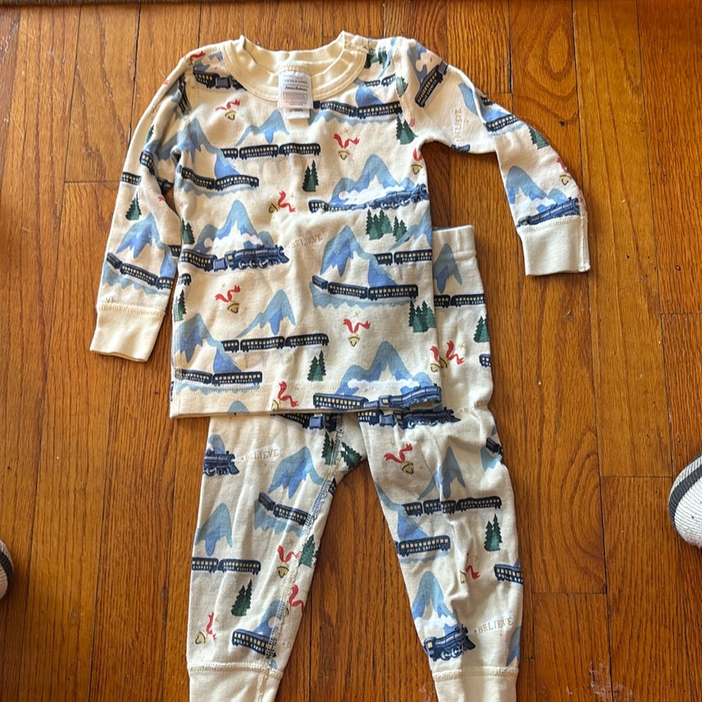 Polar Express two piece toddle pajama
